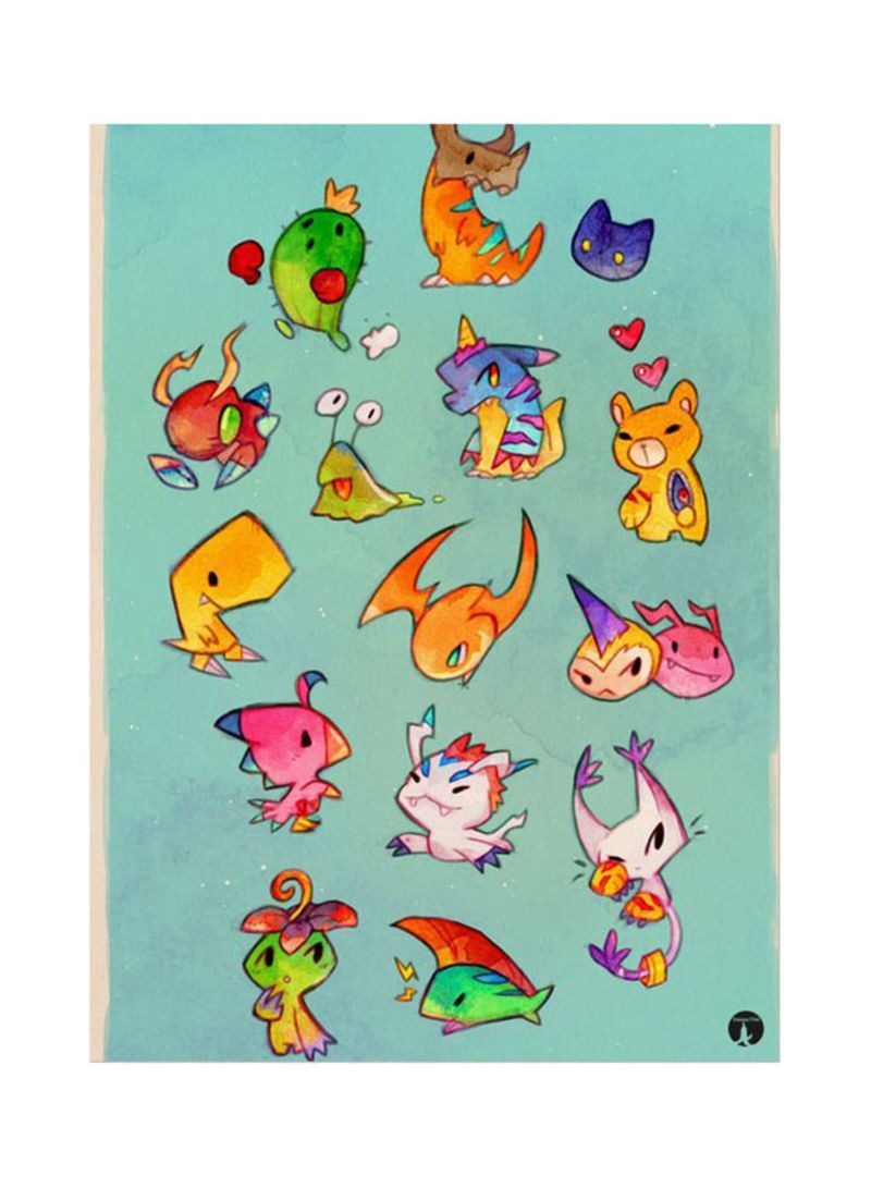 RKN The Anime Digimon Mouse Pad Green