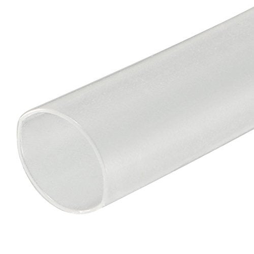 uxcell Heat Shrink Tubing 3/16"(5mm) Dia 5m Length 2:1 Heat Shrink Wrap Cable Sleeve Heat Shrink Tube Clear - Image 1