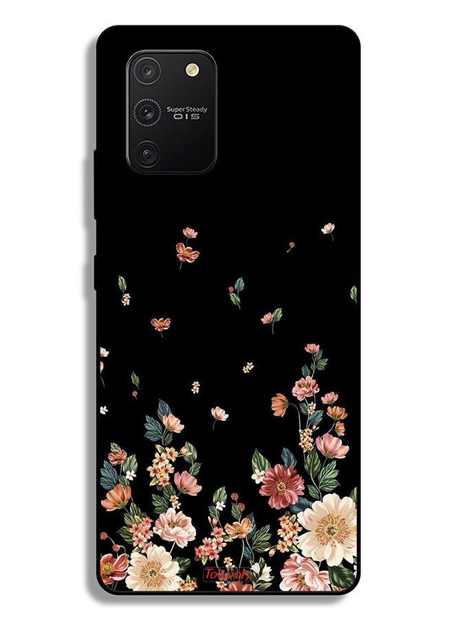 Tolwak Samsung Galaxy S10 Lite Protective Case Cover Small Flowers In Bottom - Image 2