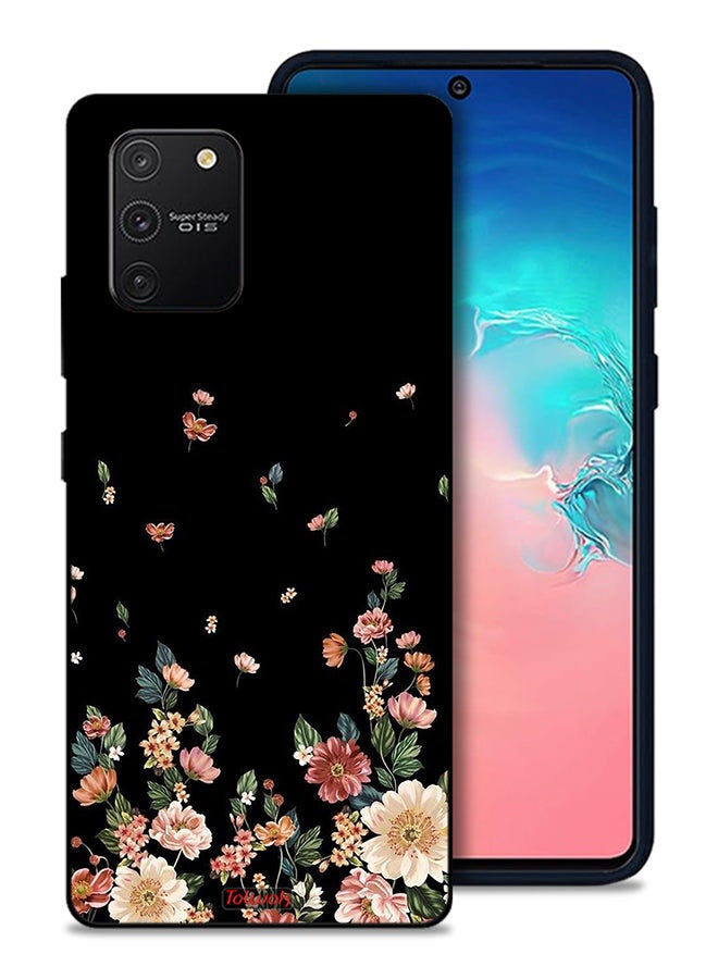 Tolwak Samsung Galaxy S10 Lite Protective Case Cover Small Flowers In Bottom - Image 1