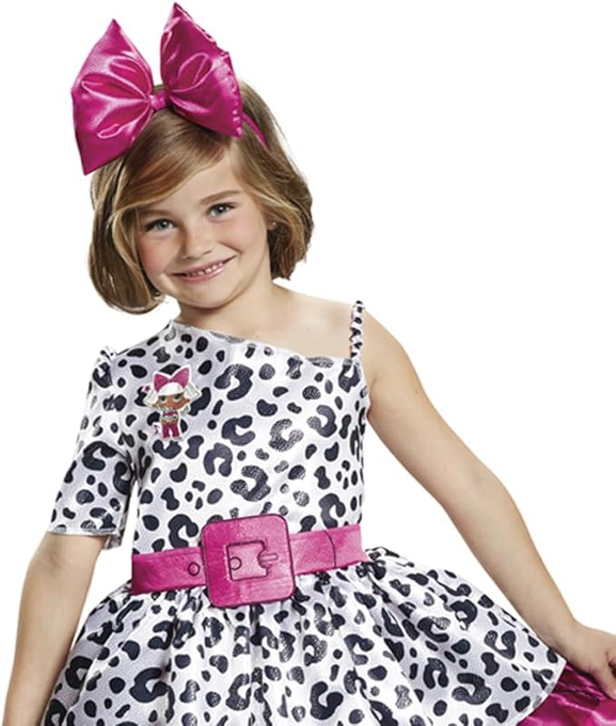 Disguise L.O.L. Surprise! Diva Classic Child Costume, White, Medium/(7-8) - Image 5