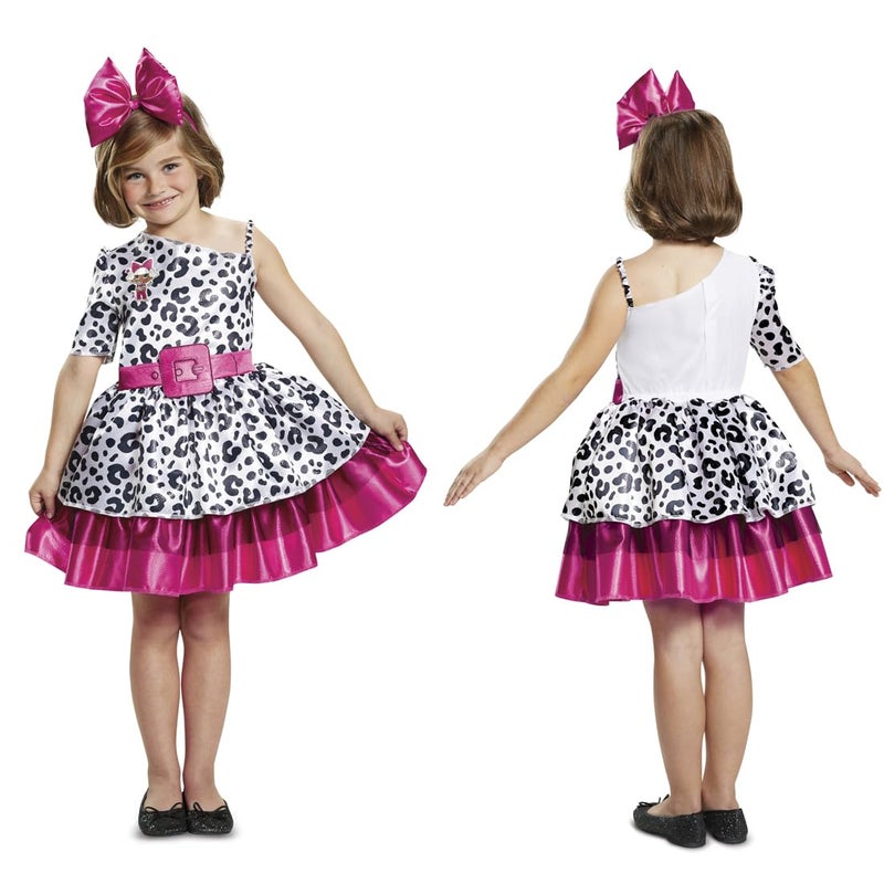 Disguise L.O.L. Surprise! Diva Classic Child Costume, White, Medium/(7-8) - Image 1