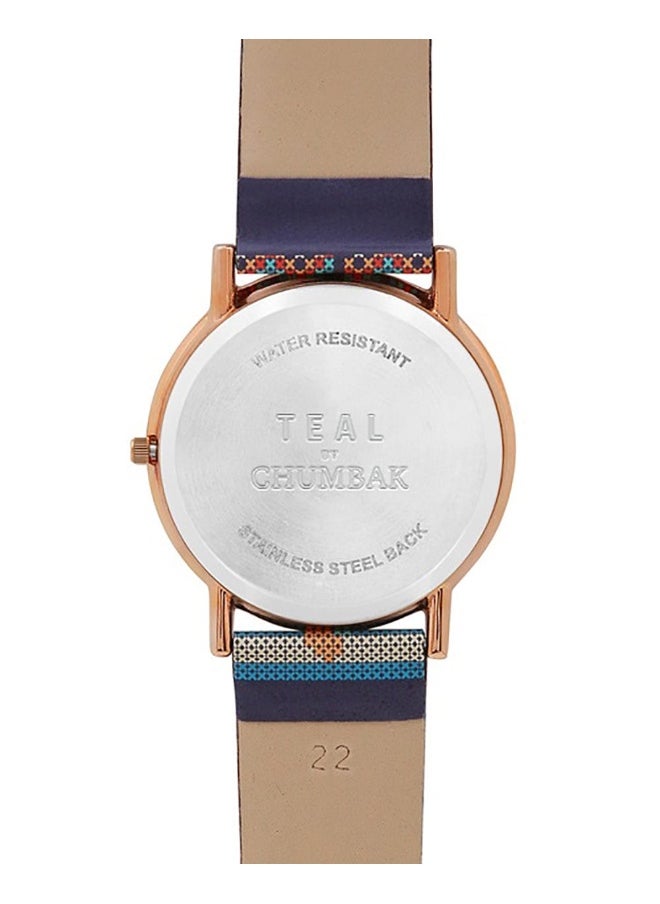 Chumbak TEAL BY CHUMBAK Tribal Elephant Aztec Watch - Multicolour  - Image 3