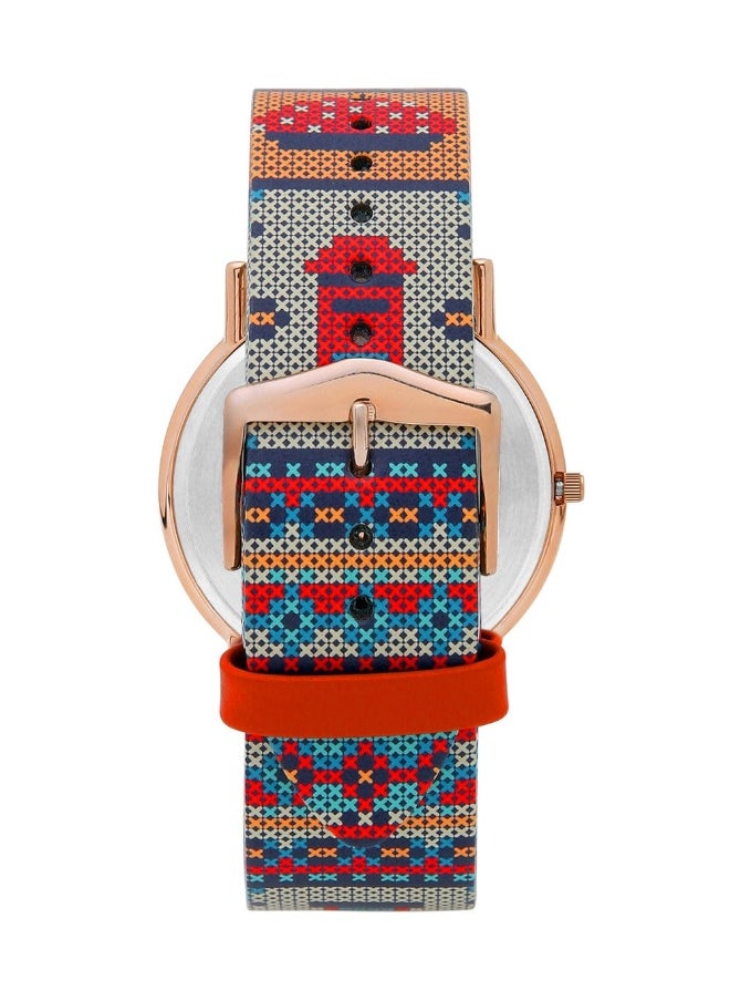 Chumbak TEAL BY CHUMBAK Tribal Elephant Aztec Watch - Multicolour  - Image 2