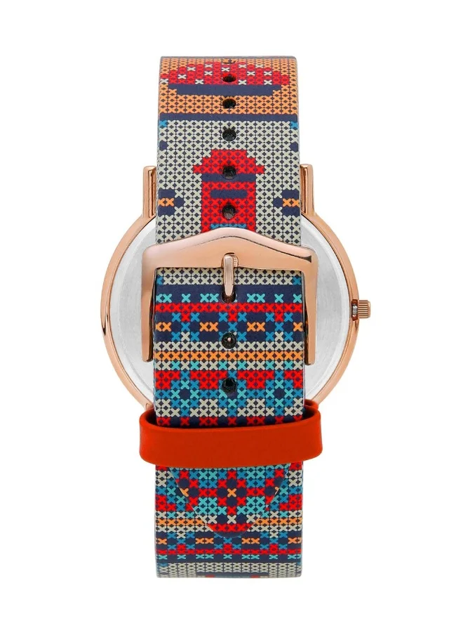 Chumbak TEAL BY CHUMBAK Tribal Elephant Aztec Watch - Multicolour