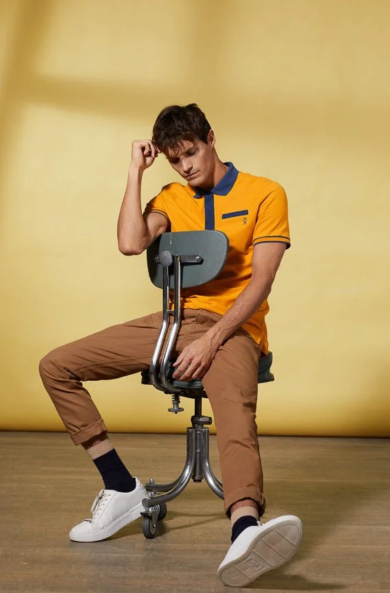 Vicomte A. Palton Orange Polo
