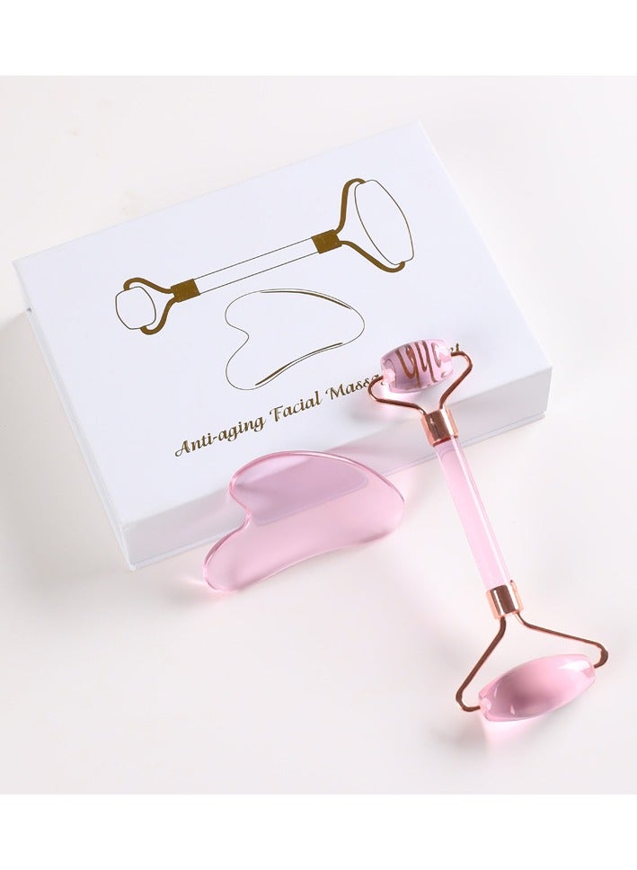 ORiTi أسطوانة اليشم للوجه من الكوارتز الوردي - Image 1