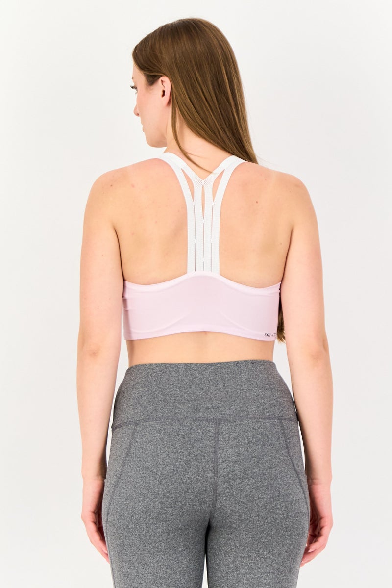 Nike Women  Light-Support Padded Strappy Sports Bra, Pink - Image 2