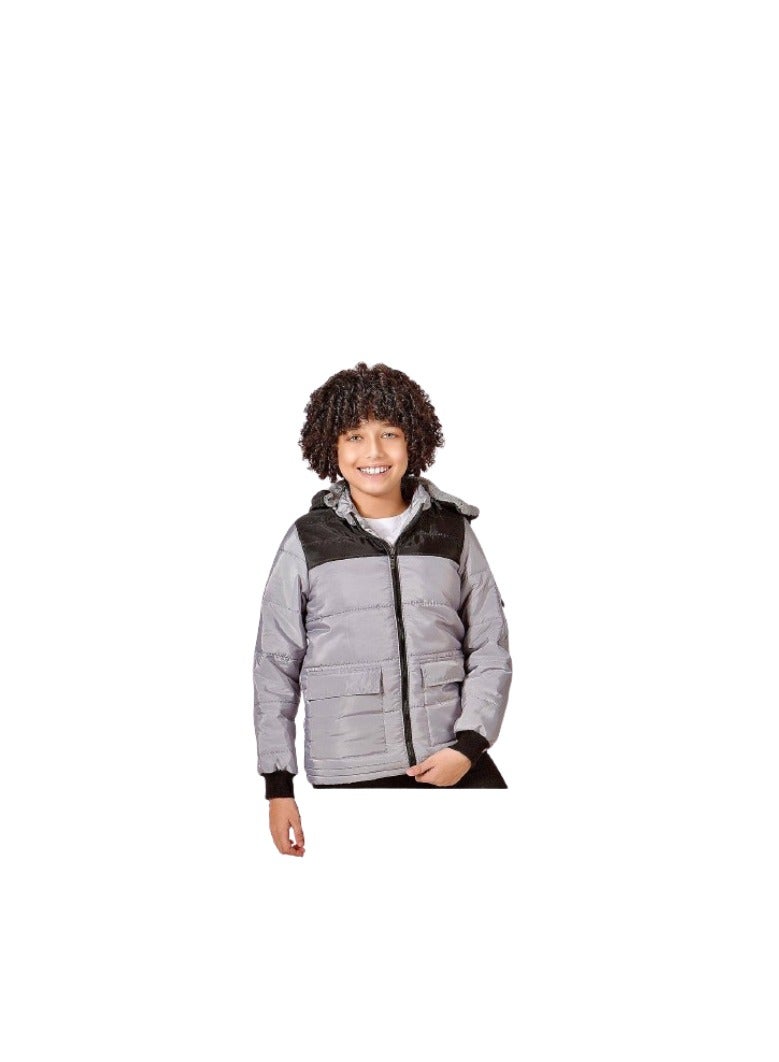 Boys' gray jacket