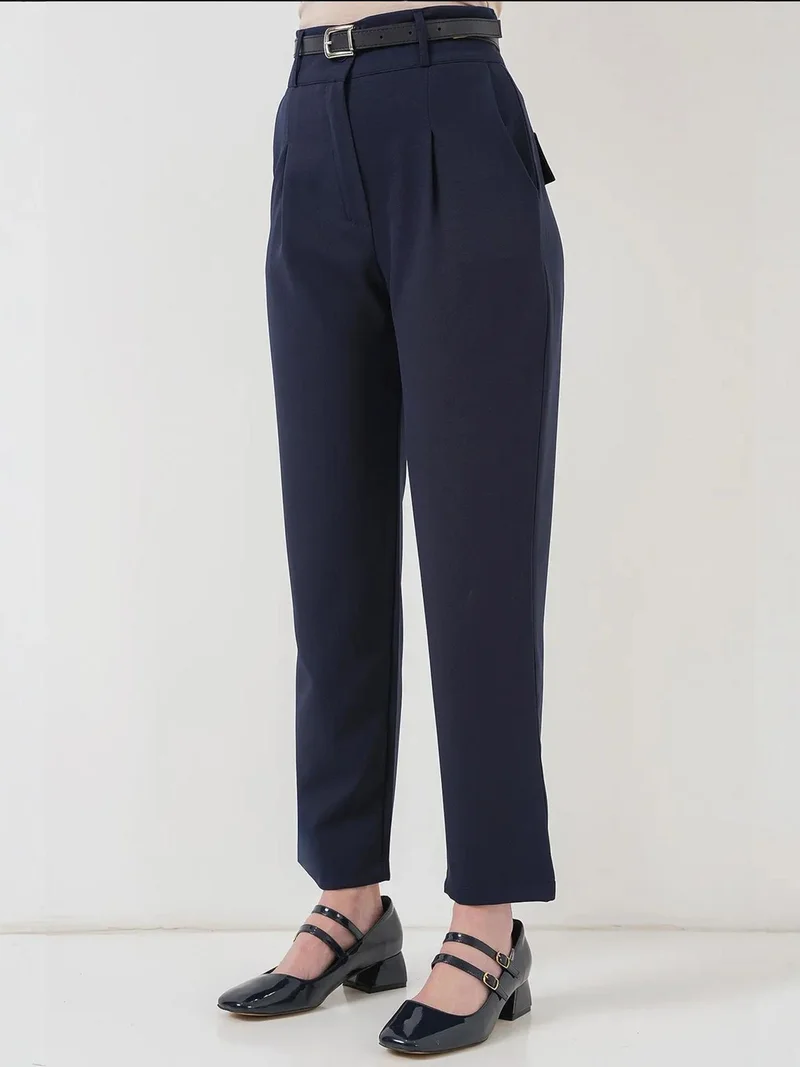 بيغ دارت بنطلون  بقصة مستقيمة وخصر عادي مع سحاب