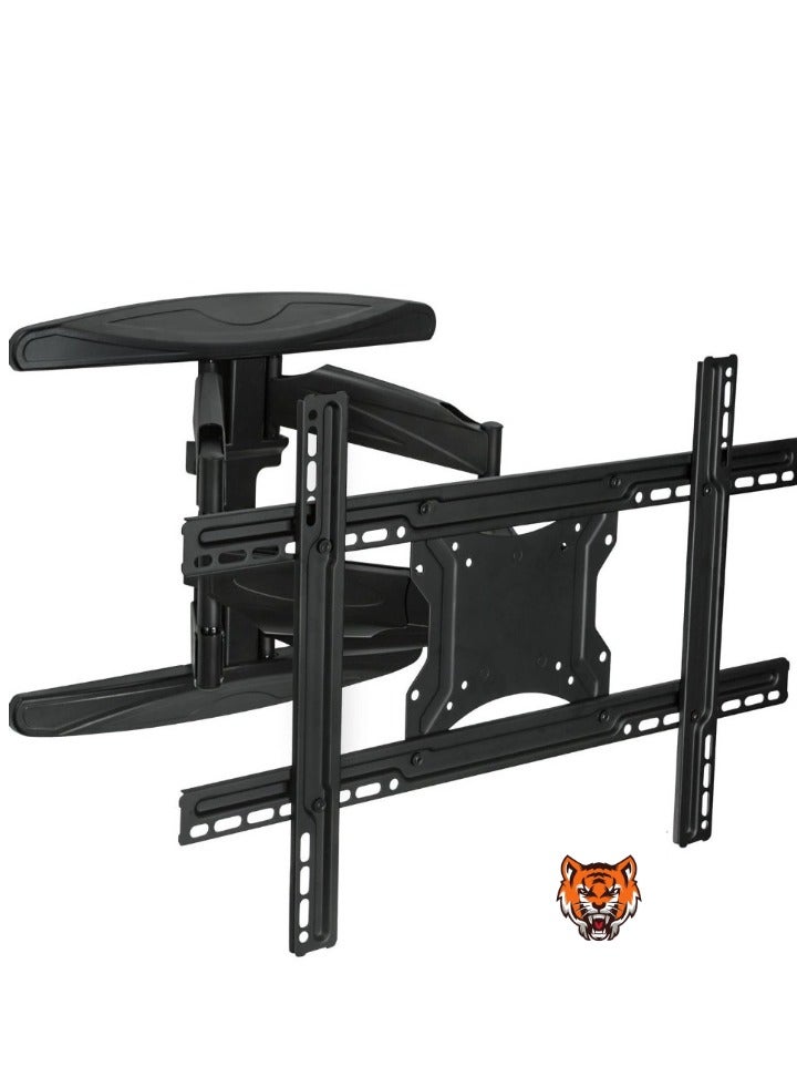 TIGER حامل تلفاز حائط متحرك بالكامل للتلفزيونات من 32'' إلى 70'' LCD و LED و Plasma و Curved، يدعم حتى 110 رطل - Image 1