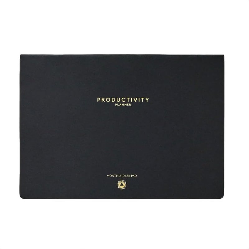 Intelligent Change Monthly Desk Pad, 2-Year Productivity Planner, Tear-Out Deskpad for to-Do List, Calendar, Productivity Tools for Time Management and Mindfulness, A4 Size, Black - Intelligent Change - Image 2