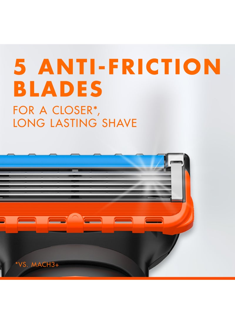 Gillette Fusion5 Power Men's Refillable Razor: Handle + 1 Blade Refill - Image 4