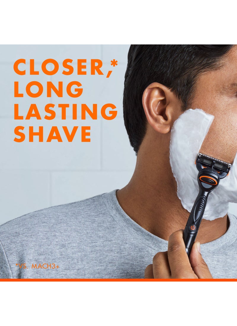 Gillette Fusion5 Power Men's Refillable Razor: Handle + 1 Blade Refill - Image 3