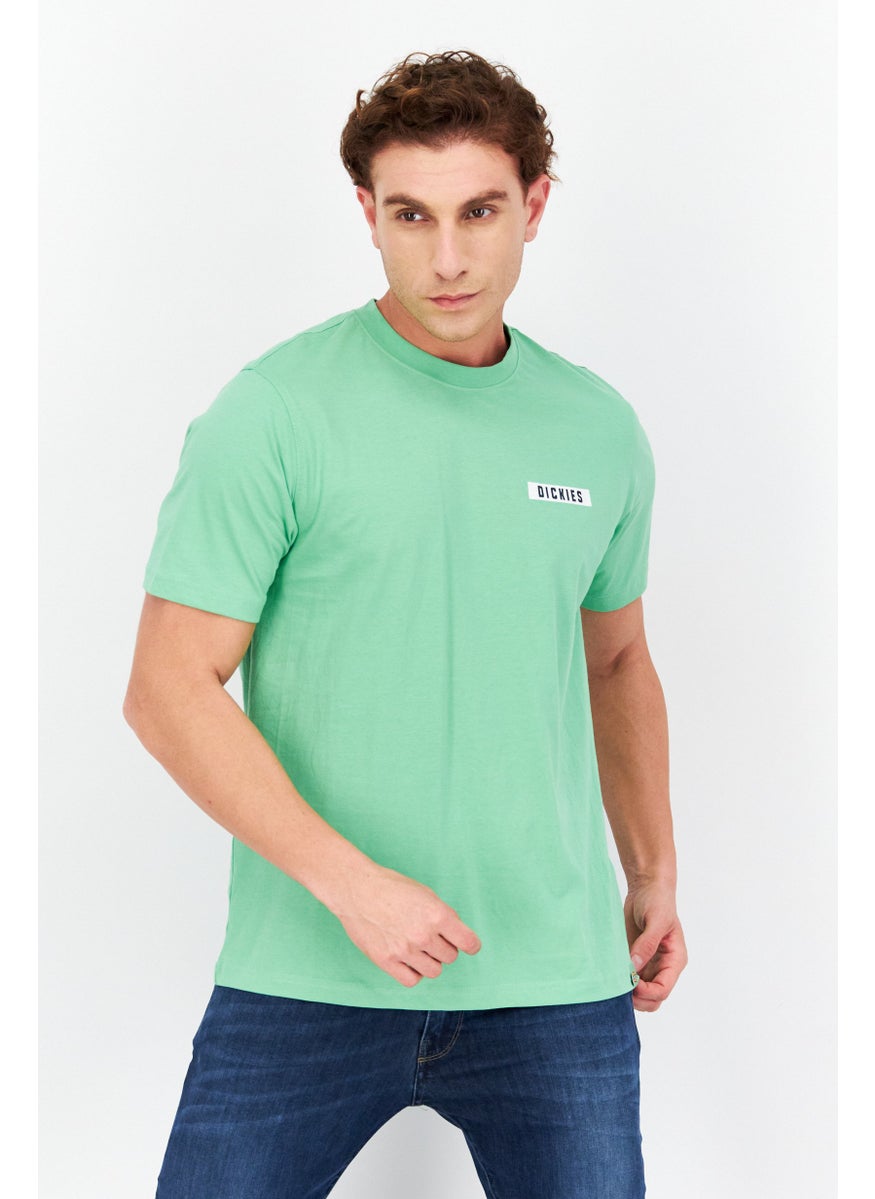 Men Crew Neck Short Sleeve Brand Logo T Shirt, Green - pzsku/ZE1542180C7FD58B0C60EZ/45/_/1737642044/07ac610d-ca0c-40e7-9b4c-29cb5a0c9d11