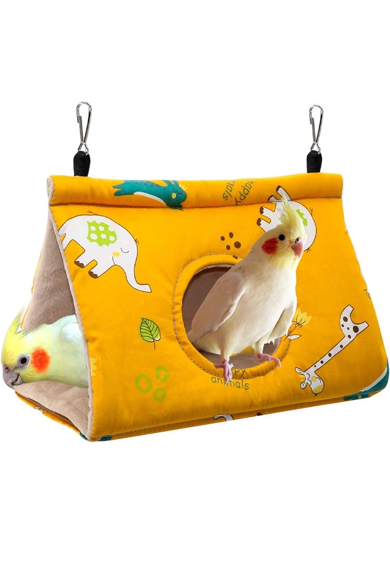 rocooart Winter Warm Bird's Nest House Hanging Hammock Parrot Nest Bird House Length 25 width 14 height 15 cm - Image 1