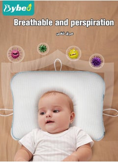 Bybeo Baby Newborn Nursing Sleeping Pillow with Flannel air conditioning blanket, Toddler Boys and Girls Breathable Lightweight Shaping Pillows Multifunctional Infant Head Support for Kids Infants Superhigh  - Image 4