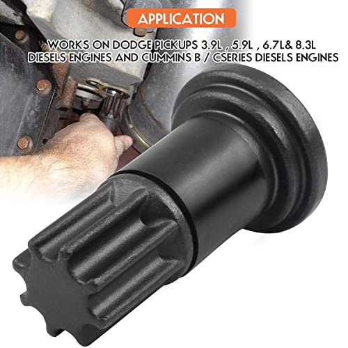 YANWEN Cummins Engine Barring Rotating Tool Compatible for Cummins B/C Series diesels Engines Dodge Pickups 3.9L 5.9L 6.7L 8.3L - Image 3