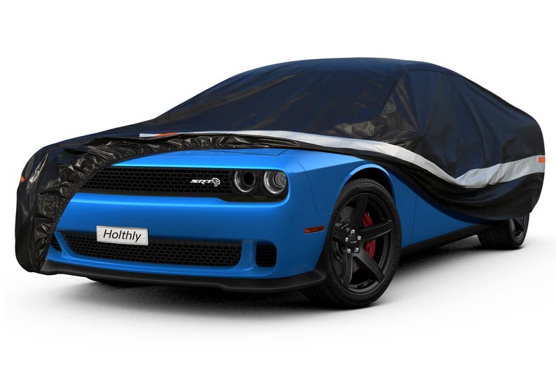 Holthly 10 Layers Coupe Car Cover Waterproof All Weather for Automobiles100 Waterproof Outdoor Car Covers Rain UV Protection Custom Fit for Dodge Challenger Ford Thunderbird Pontiac Firebirdetc