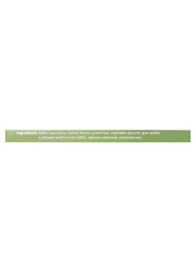 Xyloburst Xyloburst, Xylitol Gum, Green Tea, 12 Pieces - Image 3