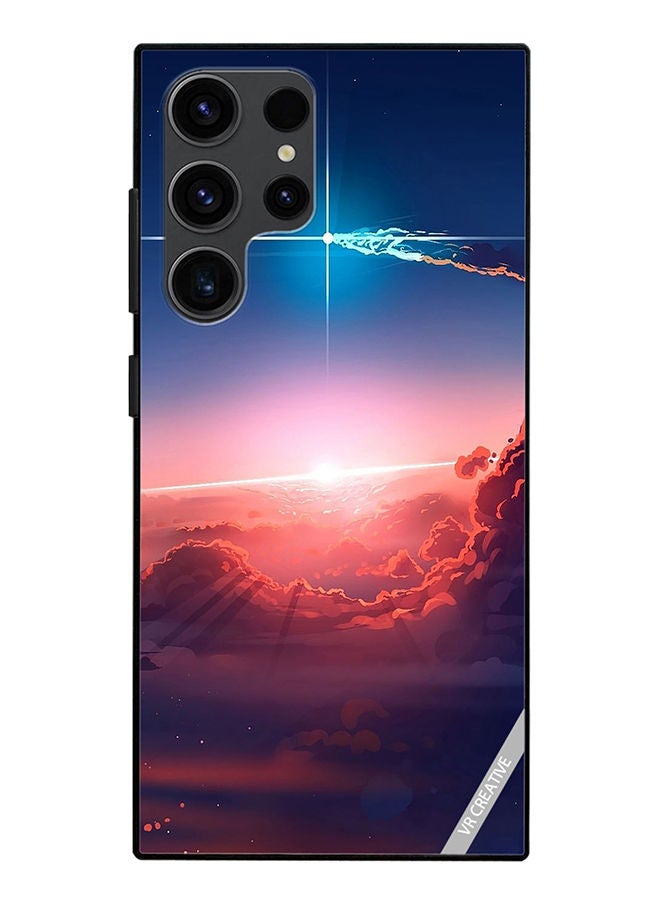 VR CREATIVE Protective Case Cover For Samsung Galaxy S23 Ultra 5G Nature Light Design Multicolour - Image 1