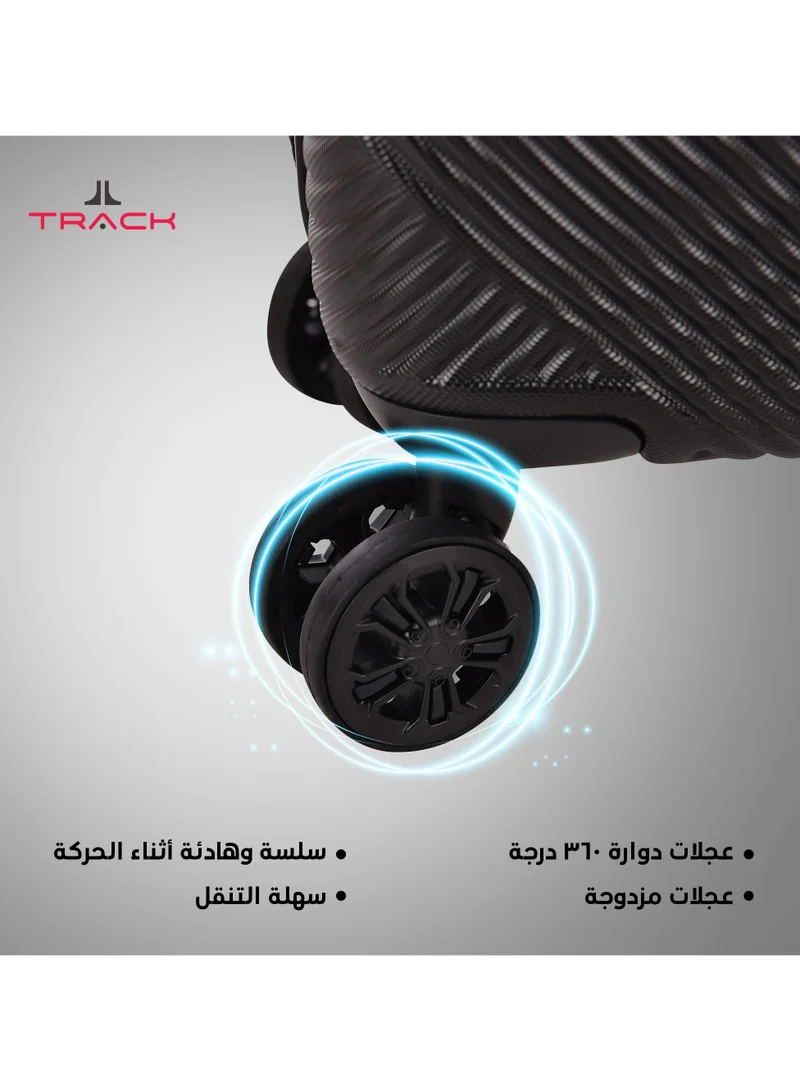 Track Travel Carry-on from Track, Hard – 20 inch, 4 wheels.