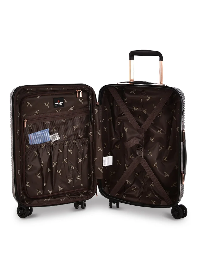 Track Travel Carry-on from Track, Hard – 20 inch, 4 wheels.