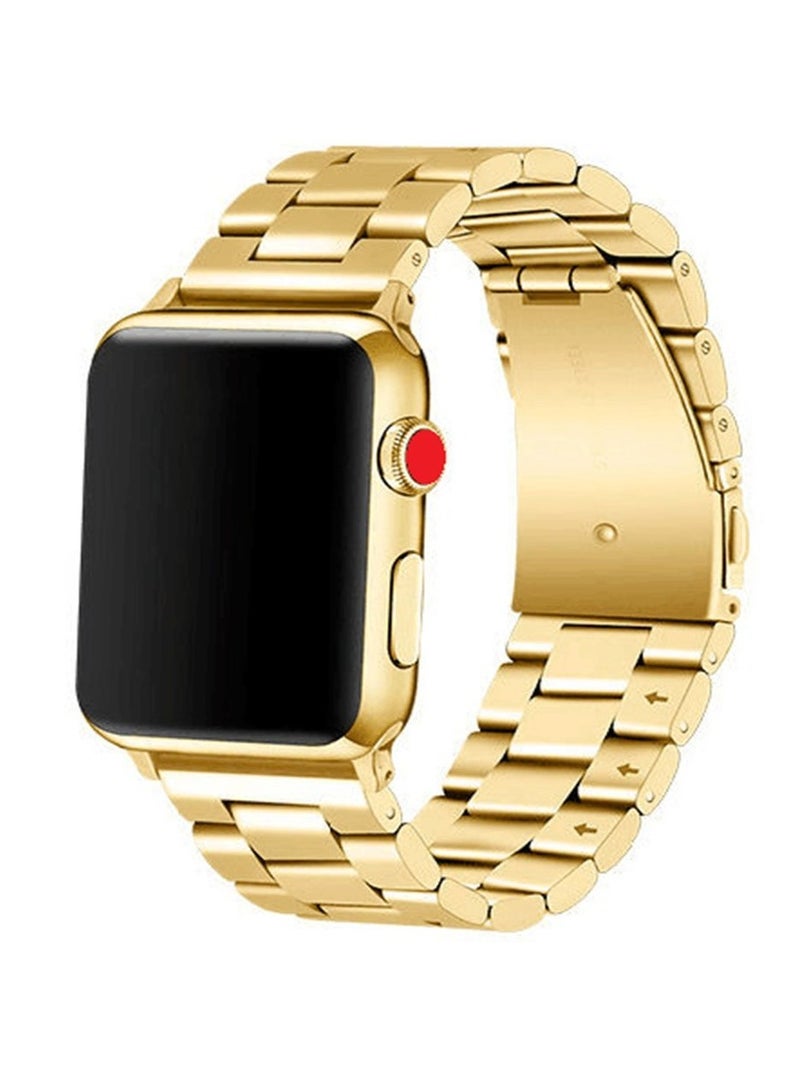 Compatible for Apple Watch Band 45mm 42mm 44mm Replacement Stainless Steel Metal iWatch Band for Apple Watch Series 7/6/5/4/3/2/1 - Image 1