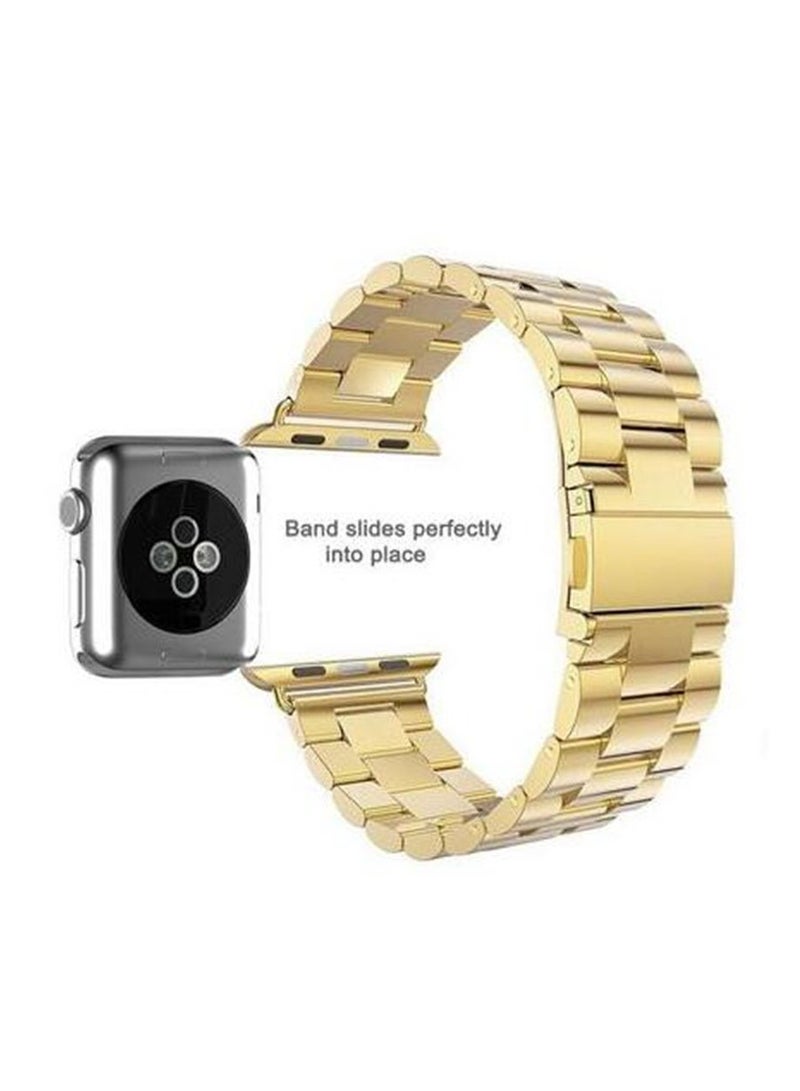 Compatible for Apple Watch Band 45mm 42mm 44mm Replacement Stainless Steel Metal iWatch Band for Apple Watch Series 7/6/5/4/3/2/1 - Image 3