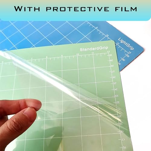 LOPASA Cutting Mat for Cricut Joy Xtra, 8.5x12 Standard Grip & Light Grip Adhesive Cutting Mats Set, Joy Extra Accessories and Supplies(2 Sheets) - Image 5