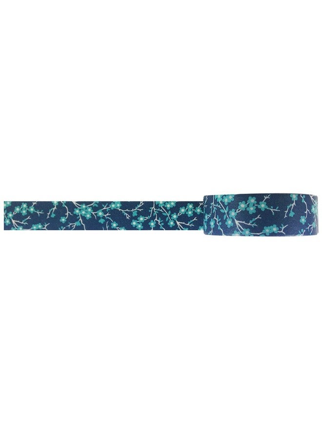 Wrapables Floral & Nature Japanese Washi Masking Tape Midnight Bloom - Image 2