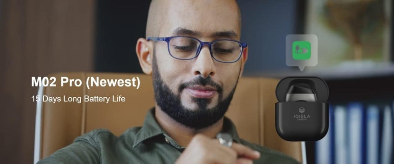 أوميوكس أحدث حلقة Tasbih Zikr MO2pro الذكية ، الصلاة المسلمة ، تذكير توقيت الصلاة ، شاشة OLED Tasbih Counter ، حلقة ذكية ، مقاومة للماء - الفضاء الرمادي 22mm - Image 2