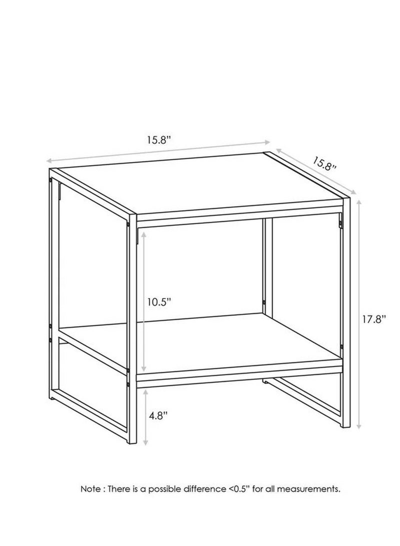 Home gallery Tall End Table BLACK 45X40X40 - Image 2