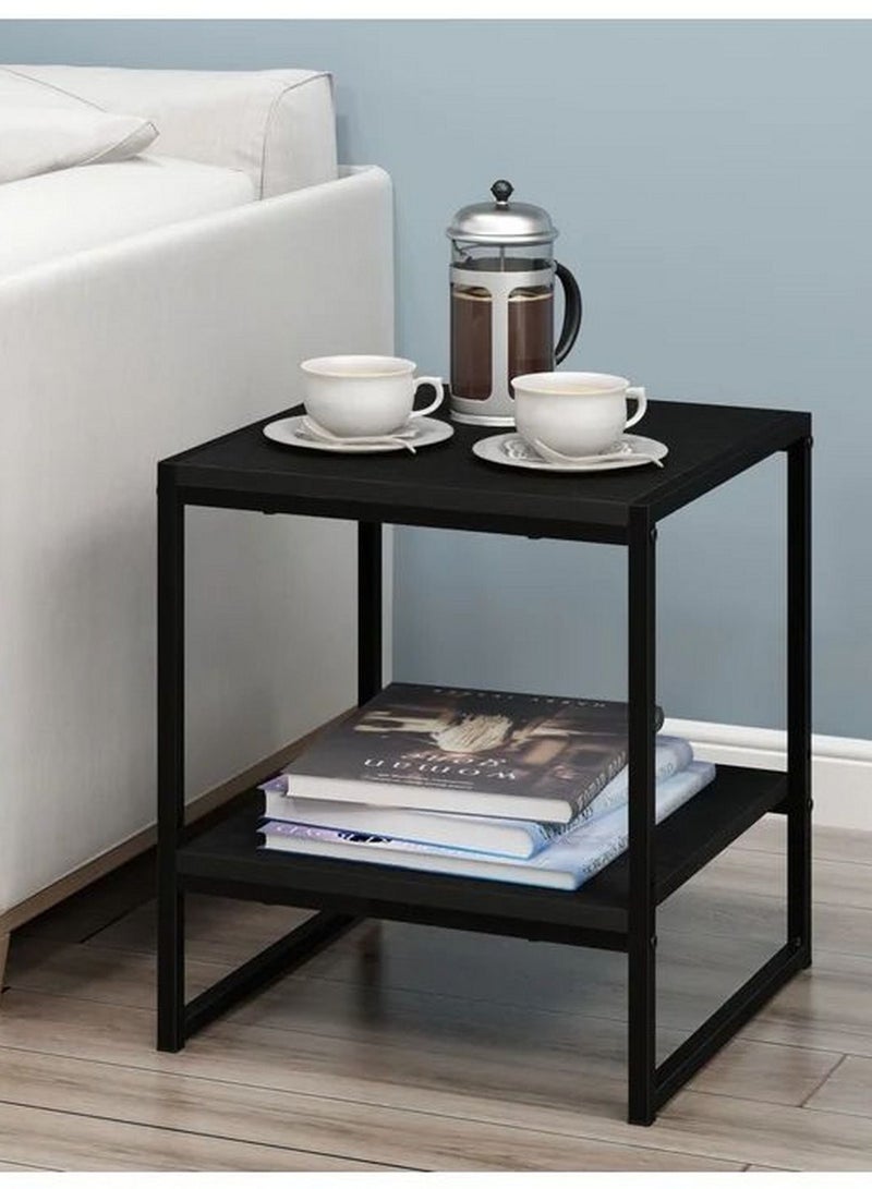 Home gallery Tall End Table BLACK 45X40X40 - Image 1