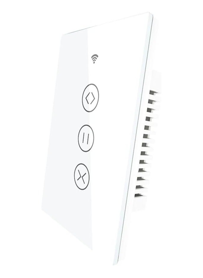 تويا مفتاح شيش حصيرة ذكي Tuya Wifi فردي ابيض - Image 1