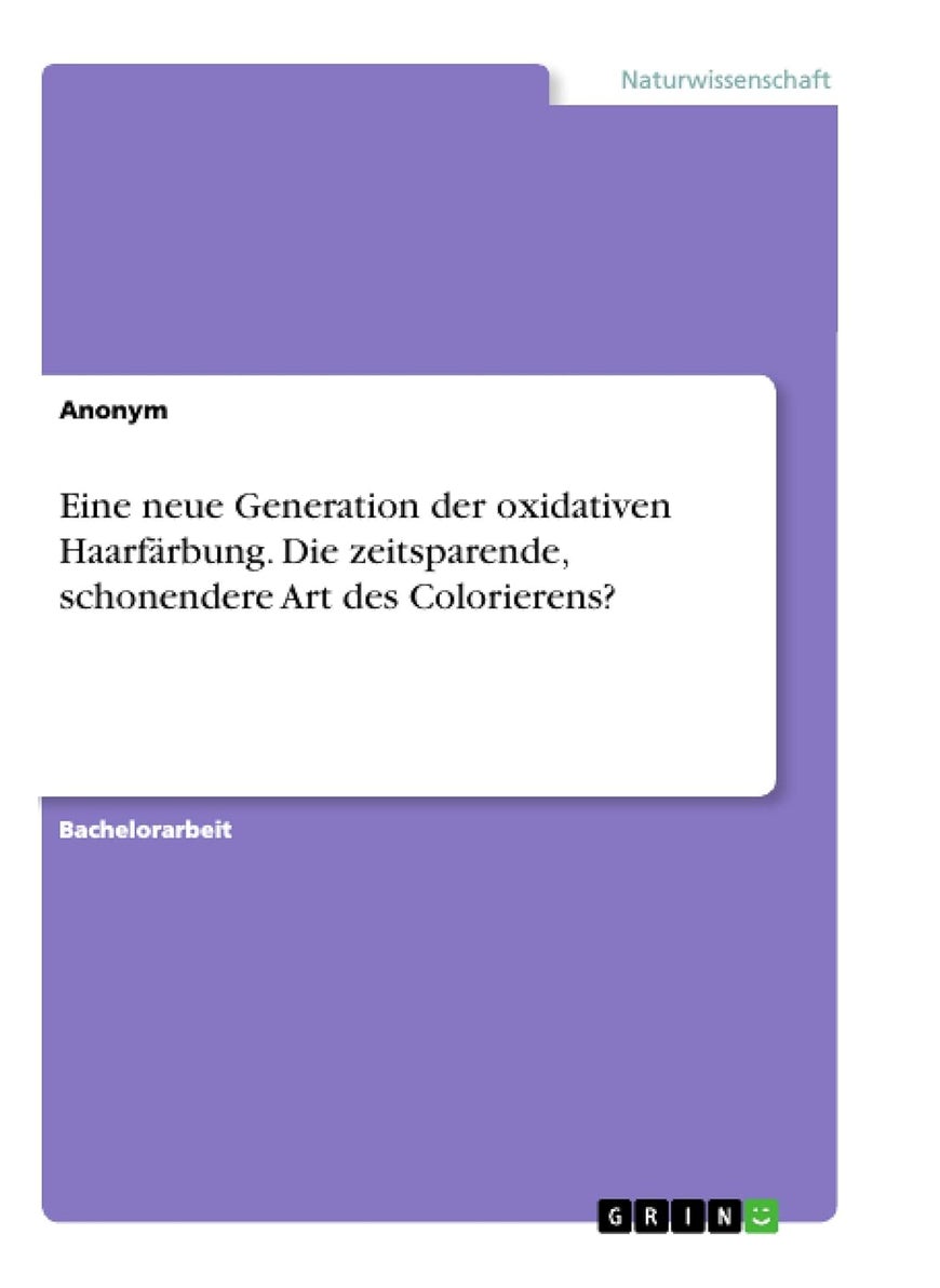 Eine neue Generation der oxidativen Haarfärbung. Die zeitsparende, schonendere Art des Colorierens? 