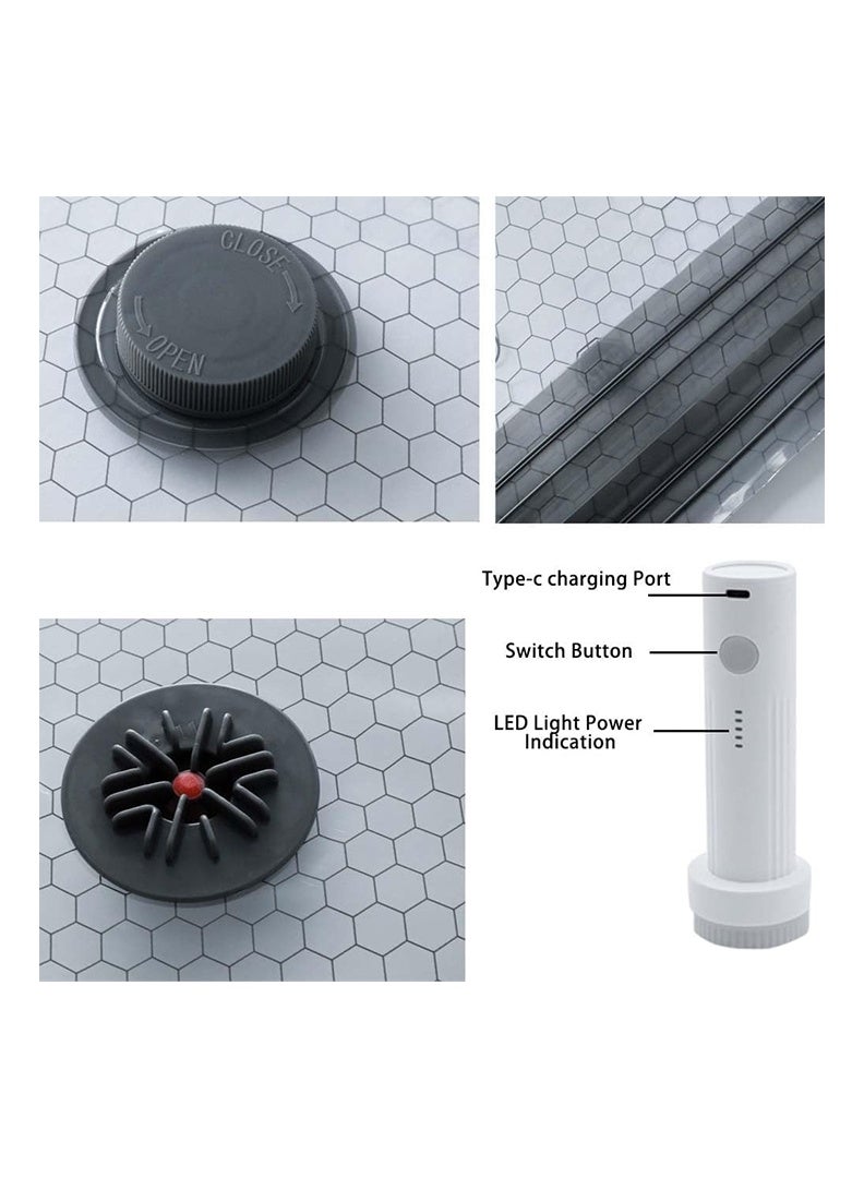 Vacuum Storage Bag, Vacuum Bags for Travel with Wireless Vacuum Air Pump, for Luggage and Suitcase Compression, Space Saver, Suitable For Storing Out-Of-Season Clothes, And Back-To-School Season，Clothes Storage (9pc) - Image 4