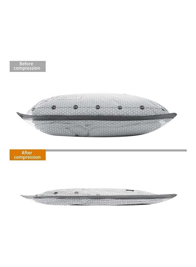 Vacuum Storage Bag, Vacuum Bags for Travel with Wireless Vacuum Air Pump, for Luggage and Suitcase Compression, Space Saver, Suitable For Storing Out-Of-Season Clothes, And Back-To-School Season，Clothes Storage (9pc) - Image 5