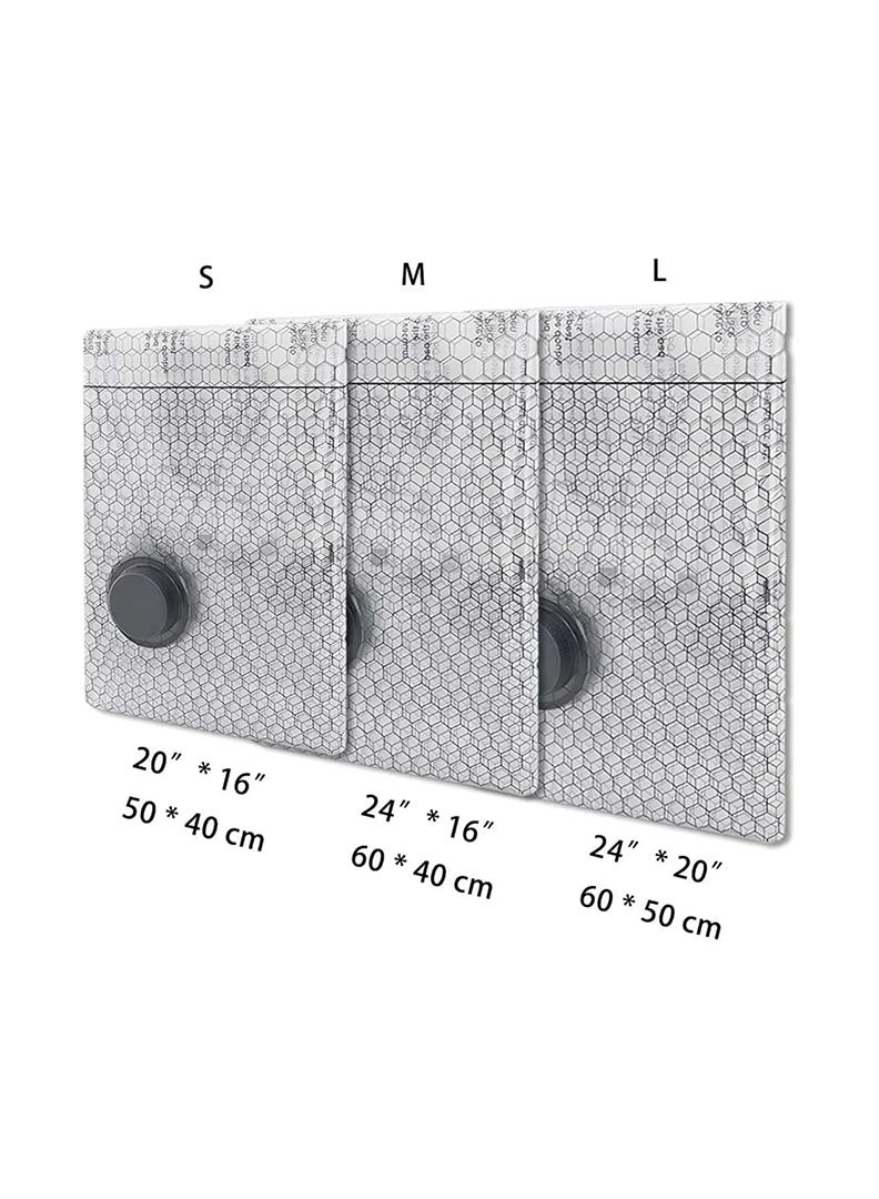 Vacuum Storage Bag, Vacuum Bags for Travel with Wireless Vacuum Air Pump, for Luggage and Suitcase Compression, Space Saver, Suitable For Storing Out-Of-Season Clothes, And Back-To-School Season，Clothes Storage (9pc) - Image 2