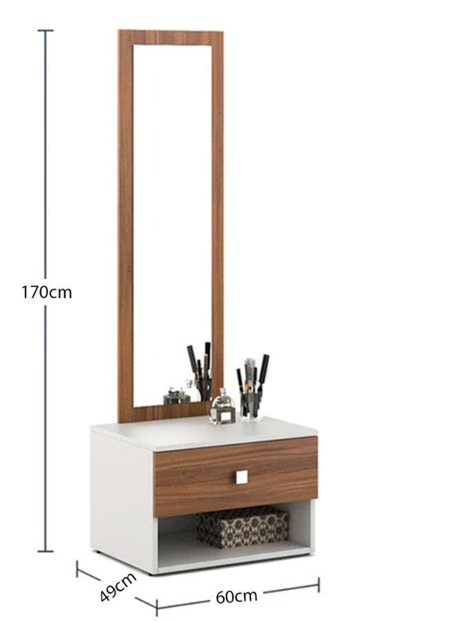 KARNAK Karnak Dimora Dresser with Mirror – Elegant Bedroom Storage & Modern Dressing Table 