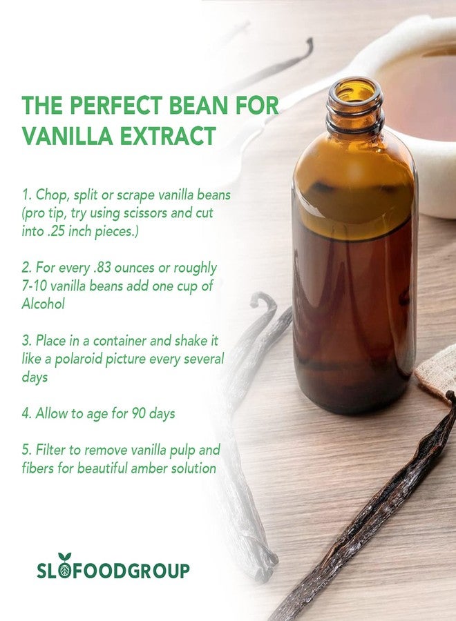 Slofoodgroup - Madagascar Vanilla Beans - Extract Grade B Vanilla Pods - 10 Count - Extraction Grade Bourbon Vanilla Planifolia - For Cooking, Baking, and Vanilla Extract - Image 4