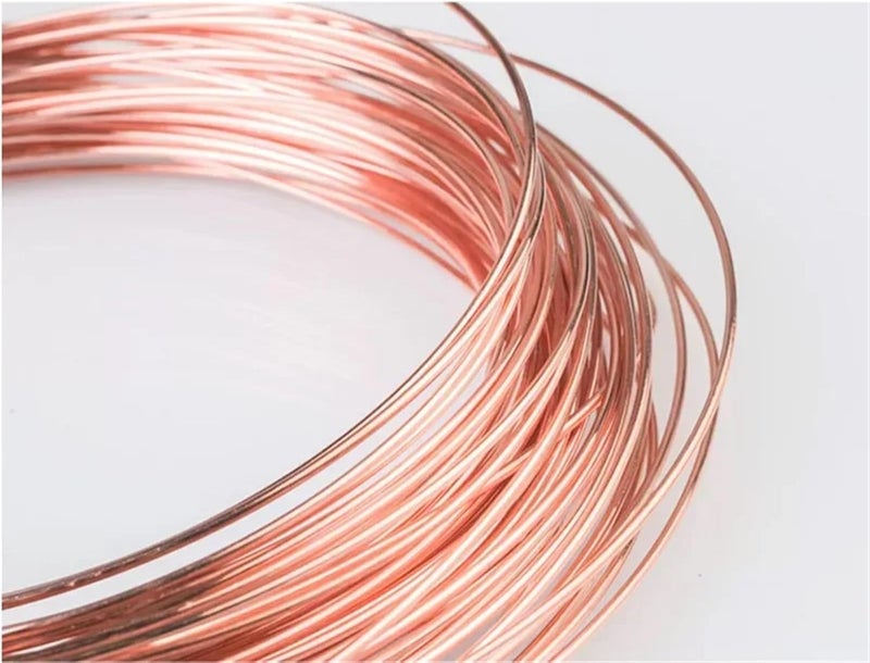 1~10 Meters T2 Pure Copper Wire Copper Coil Conductive Red Copper Wire Line Bare CNC Metal Diameter 1/1.5/2/2.8/3.5/4.0/5.0mm(1.6mm X 5M) - Image 5