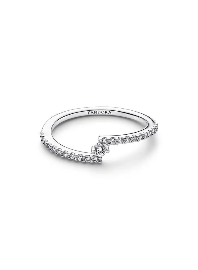 Pandora Sparkling Split Pavé Ring