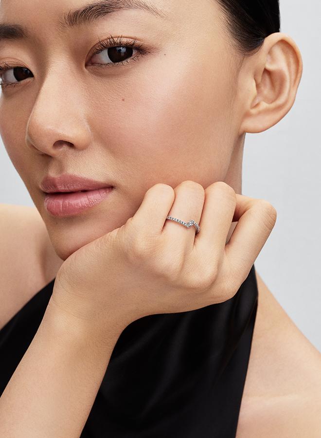 PANDORA Sparkling Split Pavé Ring - Image 3