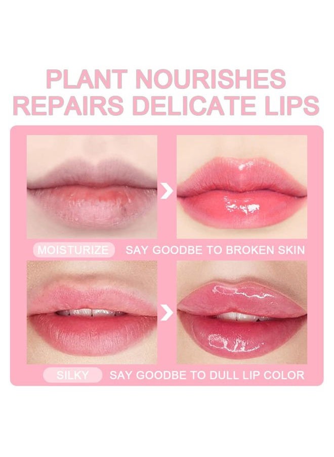 BINGBRUSH 3 Pcs Color Changing Lip Gloss Lip Oil Tinted, Pink Magic Mood Lipstick,Temperature Color Change Lip Stain Lip Balm, Longlasting Lips Will Not Dry Out  - Image 4