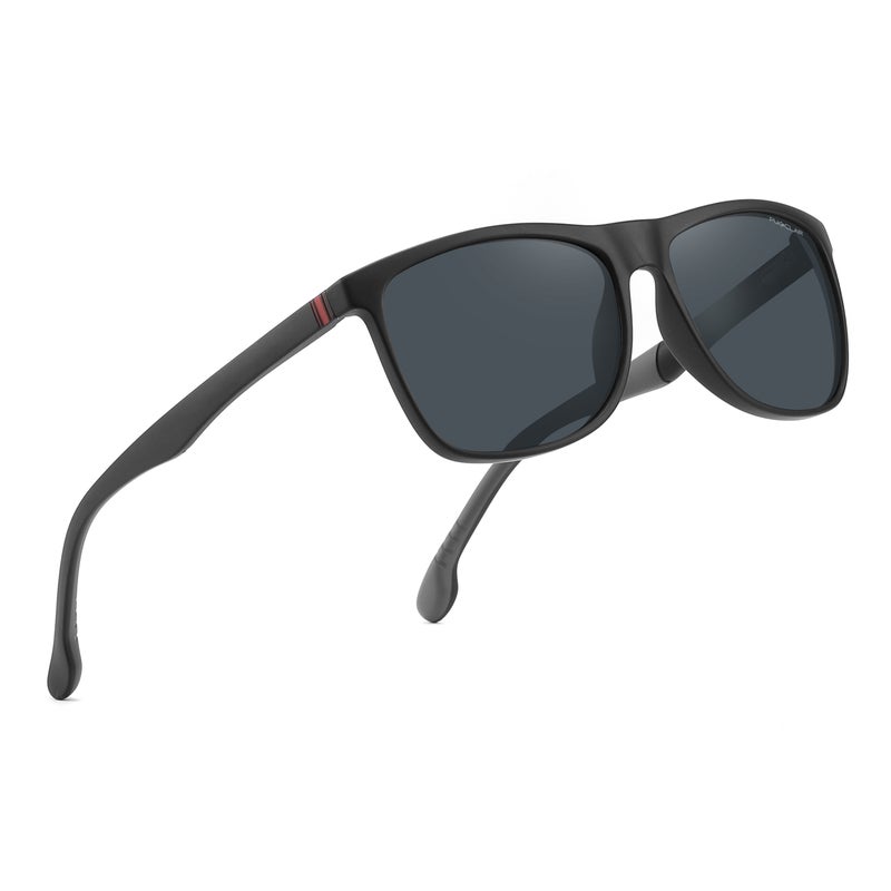 بوكيلار نظارات شمسية للرجال بعدسات مستقطبة وخفيفة الوزن بإطار TR90 للحماية من الأشعة فوق البنفسجية 400 بمفصلات زنبركية من بوكيلار - Image 3