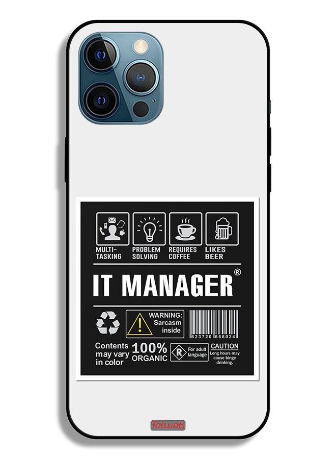 Tolwak Apple iPhone 12 Pro Max Protective Case It Manager Sticker - Image 2