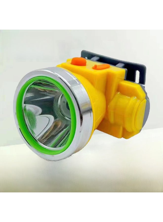 Generic Decorative Lighting/headlamp Headset Flashlight/headlamp Headset Flashlight-Color:1 078 100W (battery Life 6 Hours) Double Lithium Battery 8cm Lamp Holder Plastic Box Bag Assembly Charger  - Image 4