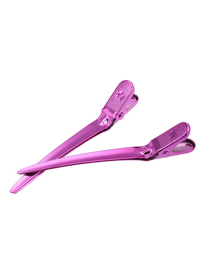 نيبمينينت مجموعة كلبسات للشعر بتصميم ملقاط، مكونة من 12 قطعة أرجواني 10.00سنتيمتر - Image 2