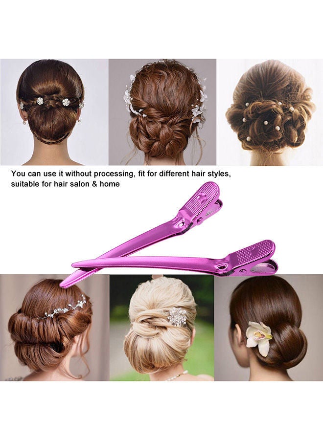 نيبمينينت مجموعة كلبسات للشعر بتصميم ملقاط، مكونة من 12 قطعة أرجواني 10.00سنتيمتر - Image 3